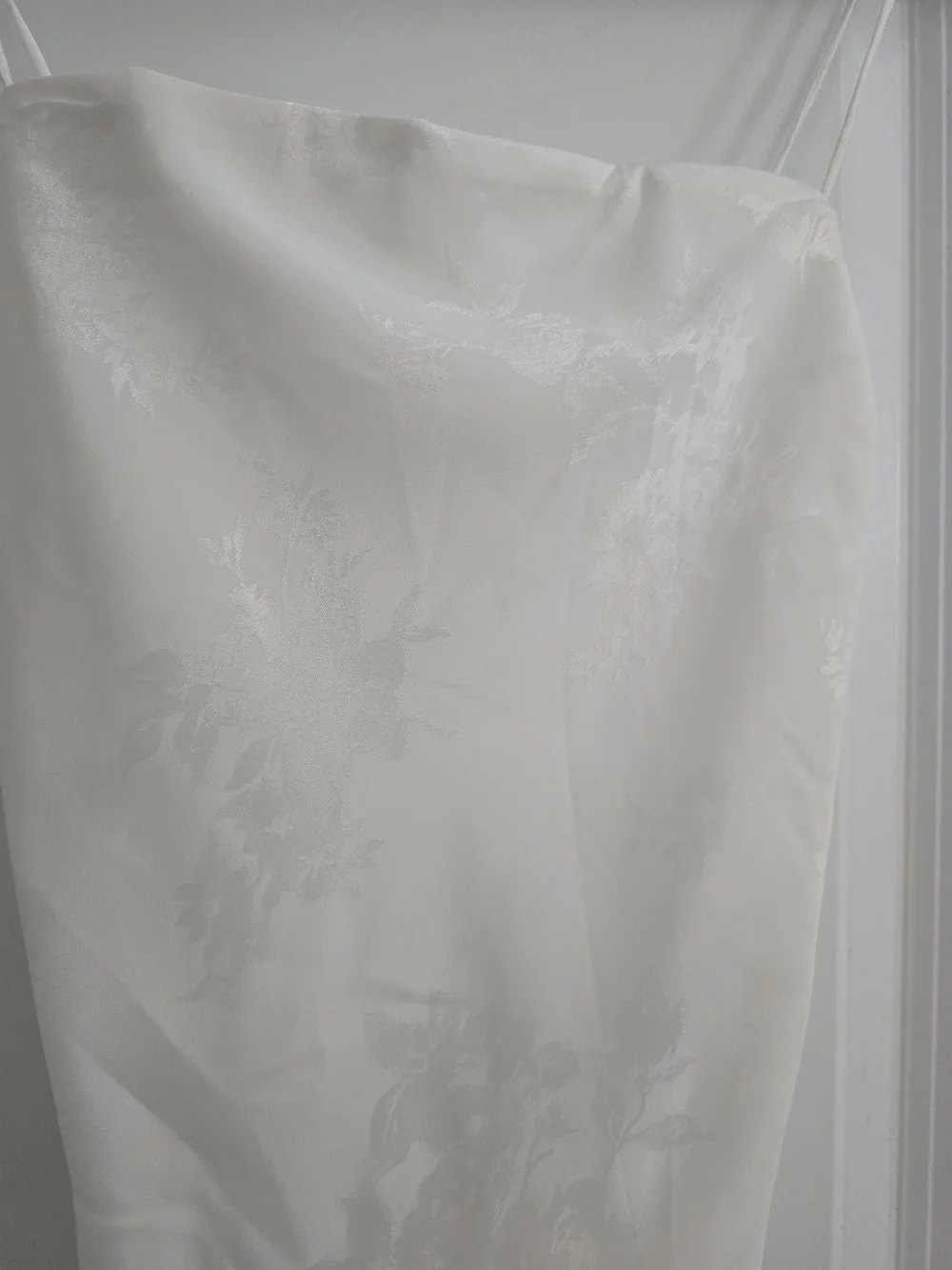 NWT Abercrombie White Jacuard Dress